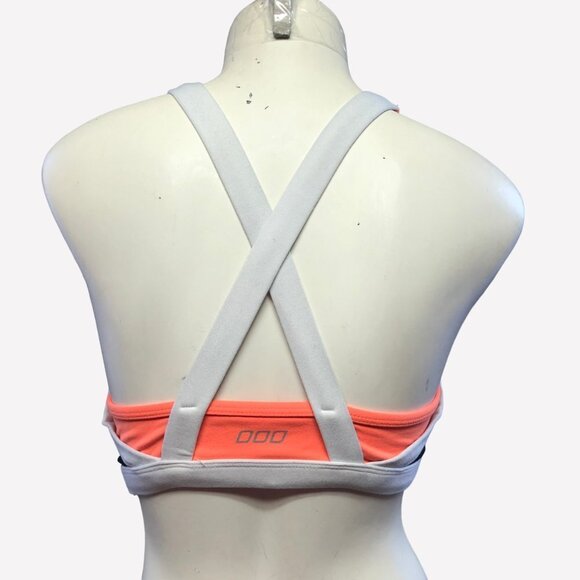 𝅺LORNA Jane Orange/Black/White Sports Bra Size Medium - Picture 2 of 5